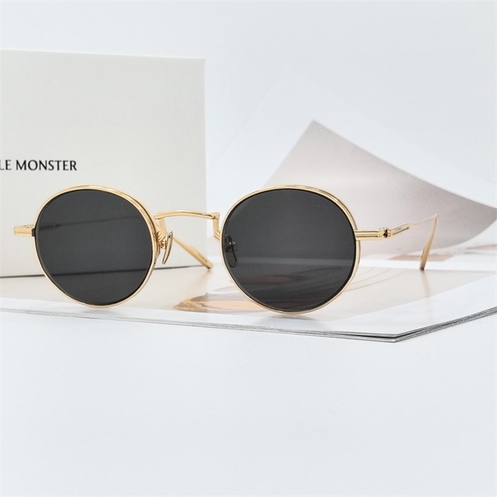 GENTLE MONSTER DEAR CLASSIC X Titanium золото черный BR01589
