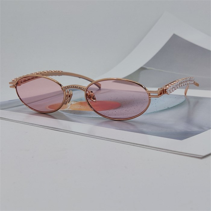 GENTLE MONSTER & JENNIE BARRETTE 02 розовое золото BE01494