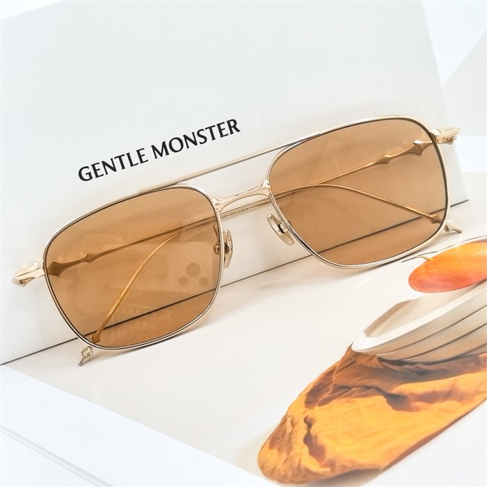 GENTLE MONSTER MET Titanium золото коричневый BR01870