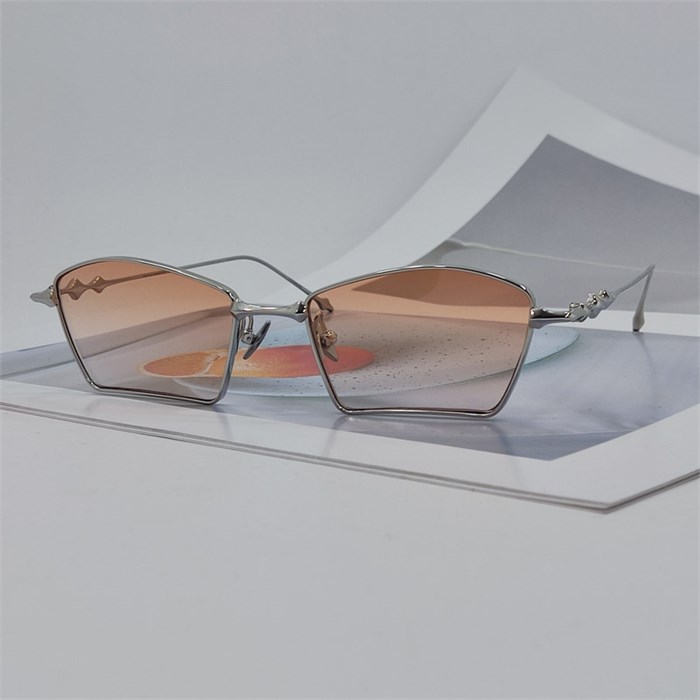 GENTLE MONSTER RRR 02 Titanium серебро оранжевый BE01493