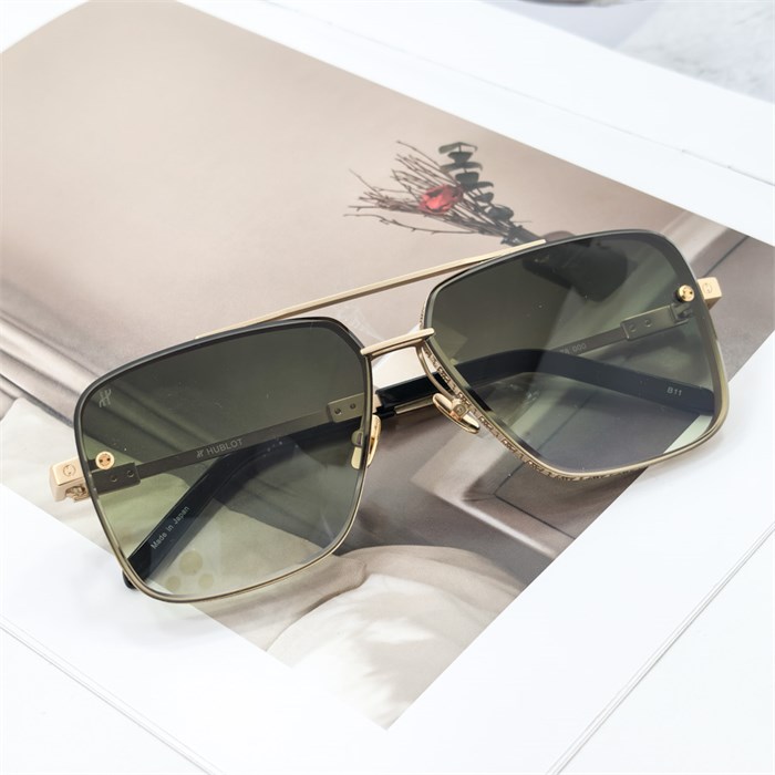 HUBLOT H073 золото зеленый BE01543