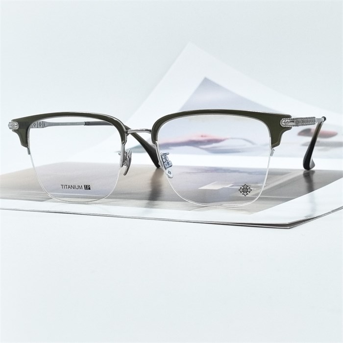 CHROME HEARTS CH5555 Titanium 03 серебро зеленый BR01882