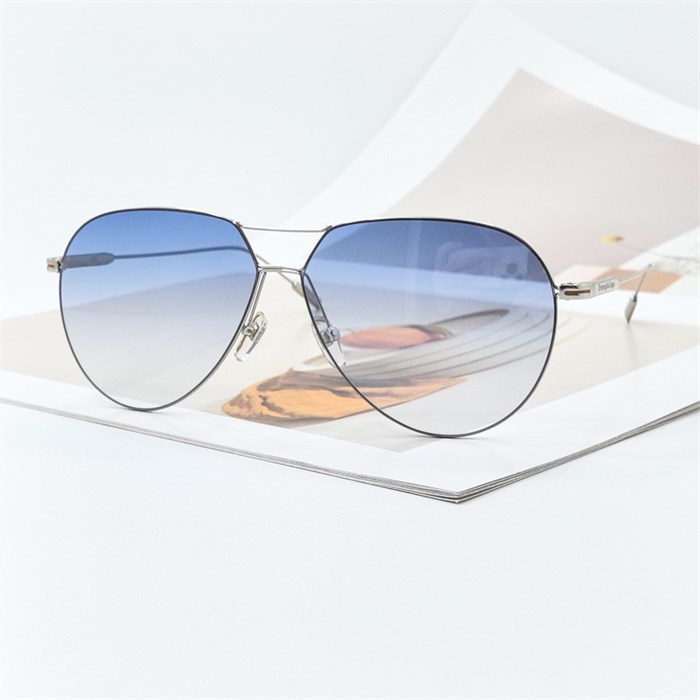 ERMENEGILDO ZEGNA EZ 0185 серебро голубой-полузеркальный BR02083