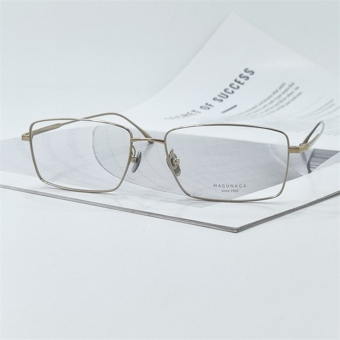 MASUNAGA GMS 857 Pure Titanium 49 золото BR01879