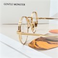 GENTLE MONSTER DEAR CLASSIC X Titanium золото BR01591