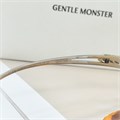 GENTLE MONSTER & JENNIE GLITTER Titanium серебро голубой зеркальный BR01586