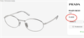PRADA SPRA57V серебро BR01781