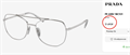 PRADA VPRA58V серебро BR01785
