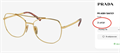 PRADA VPRA58V золото BR01782